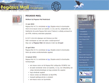 Tablet Screenshot of pegasusmail.nl